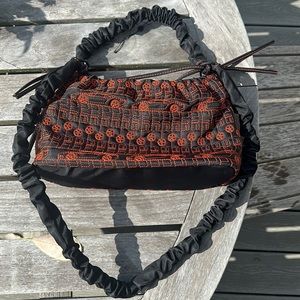 HVISK Arcadia - Black with Orange Embroidered Cars and Shapes